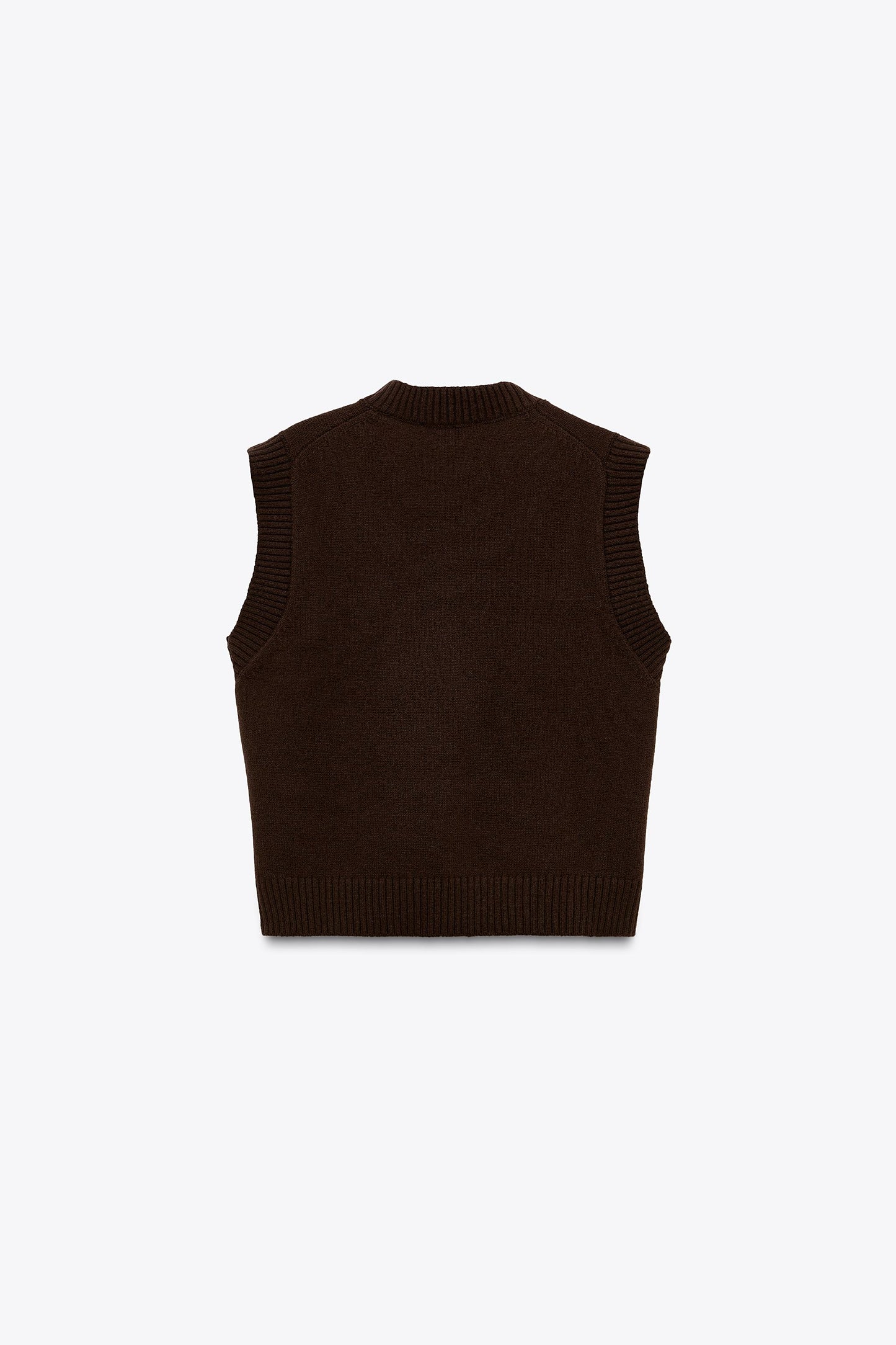 BASIC KNIT SWEATER VEST