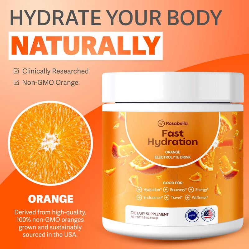 Electrolytes For Fast Hydration, Fast Recovery, Electrolyte Imbalance - Watermelon, Lemon Lime, Orange
