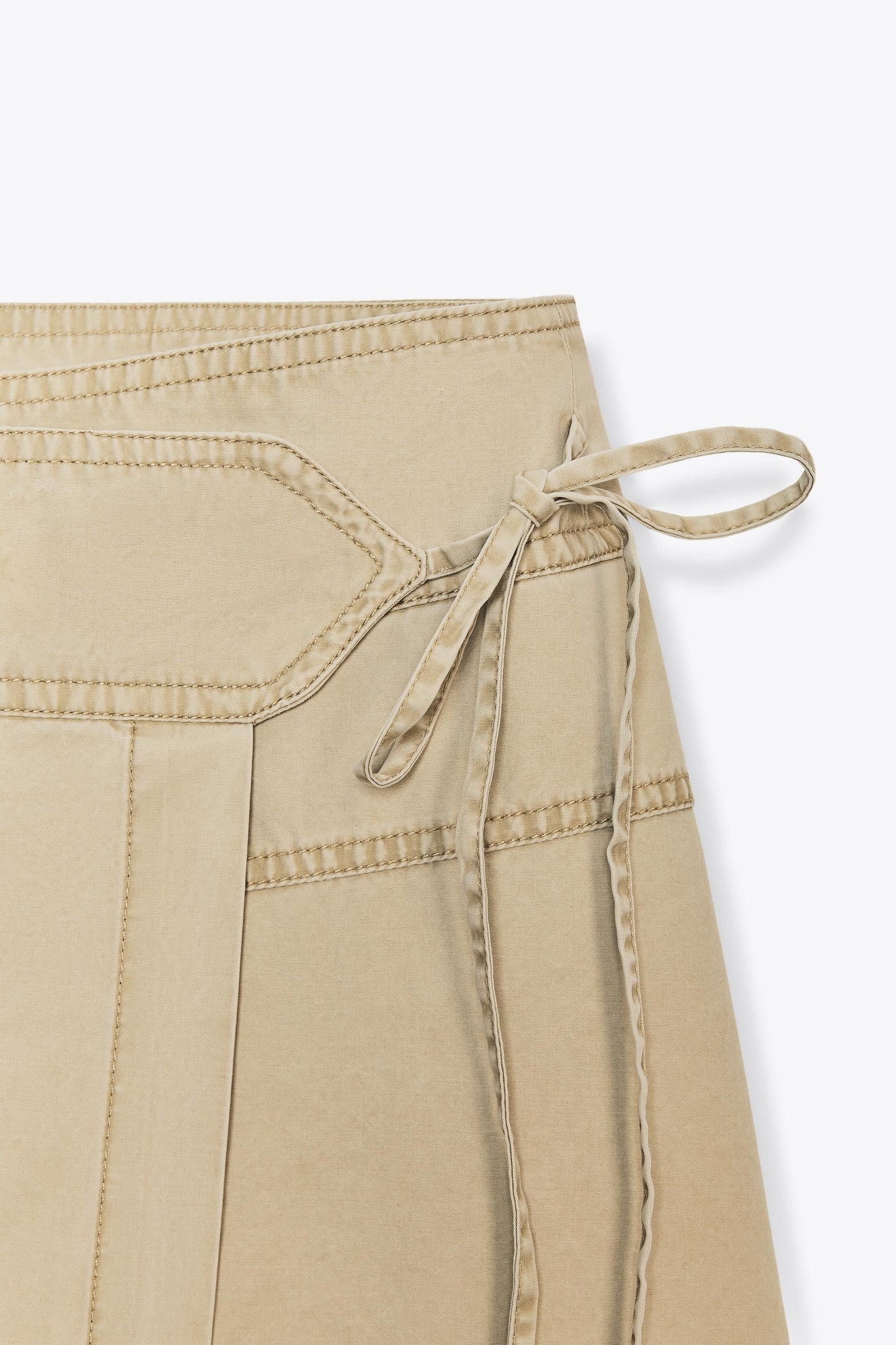 ASYMMETRIC WRAP SKIRT