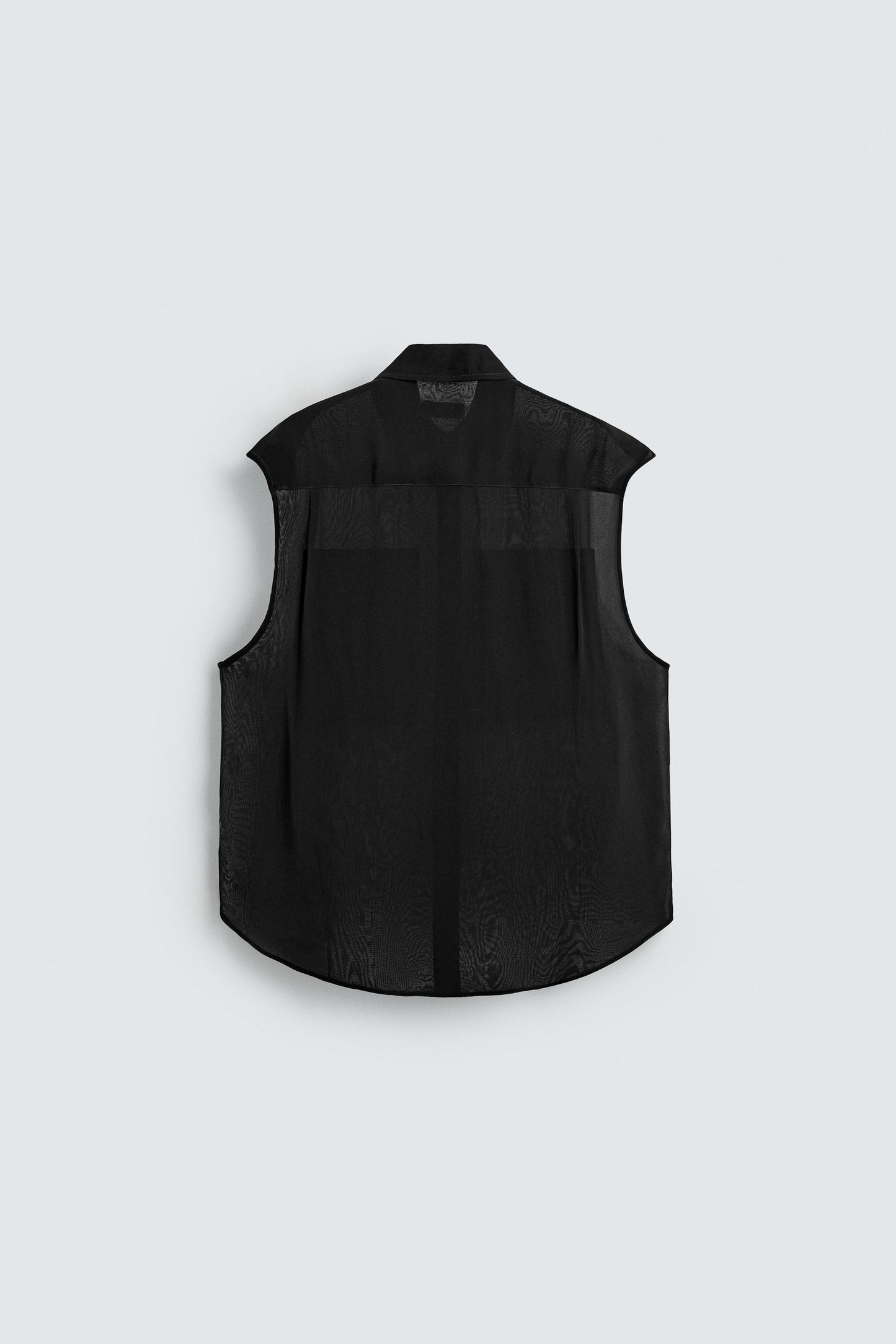 SEMI-SHEER POCKET SHIRT