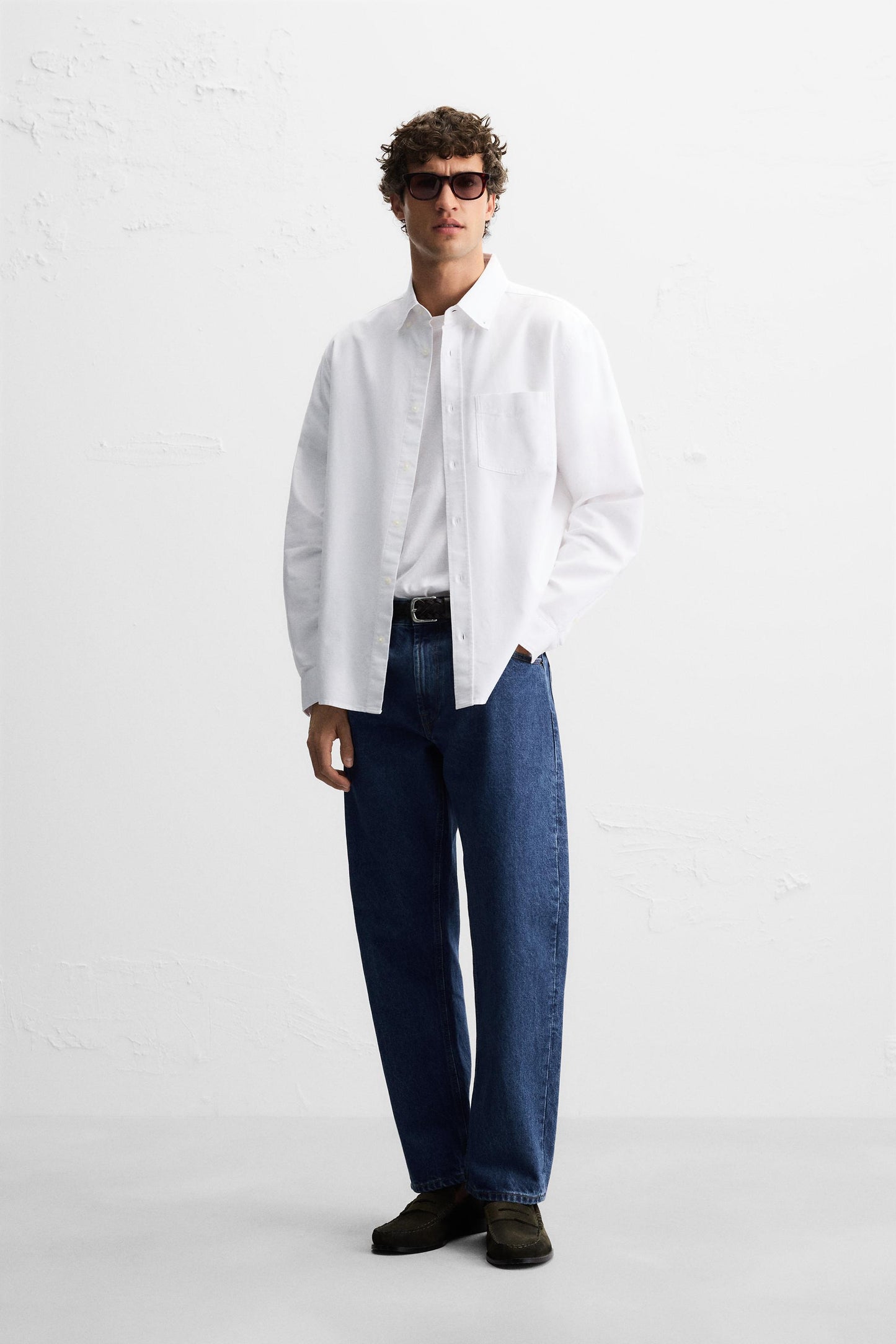 TEXTURED OXFORD SHIRT