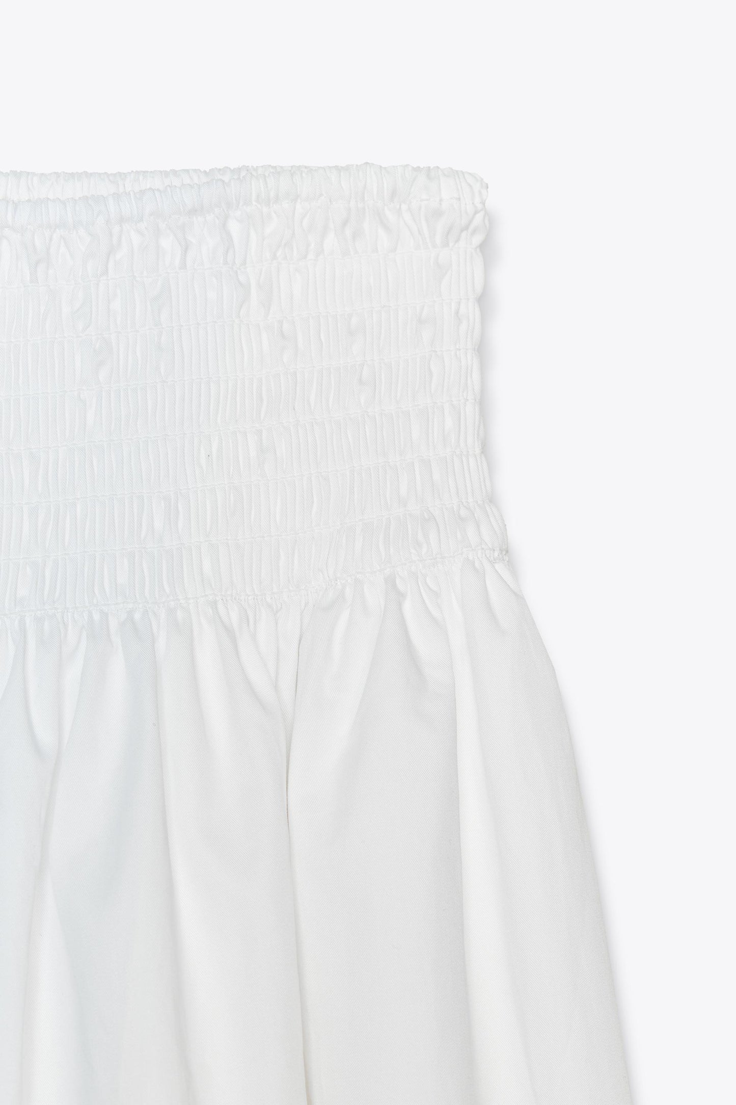 POPLIN MIDI SKIRT