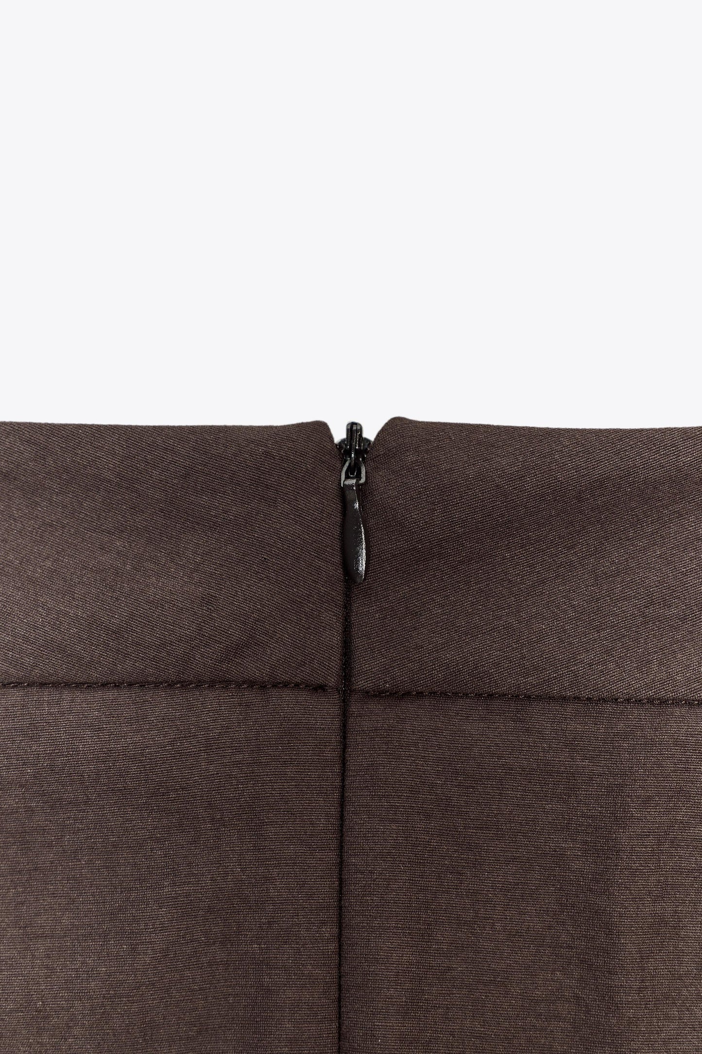 BELTED MIDI A-LINE SKIRT