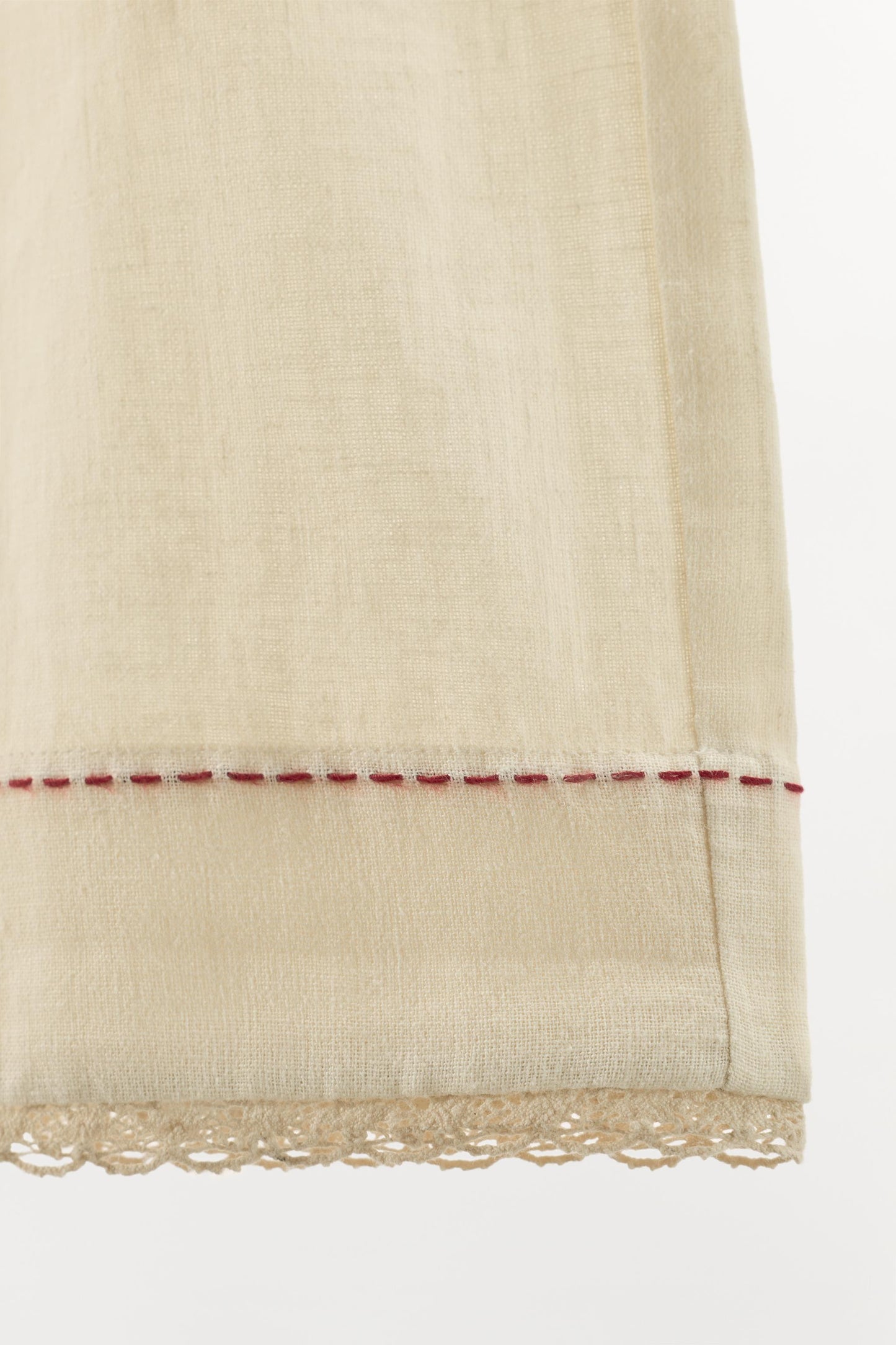 CONTRAST LINEN BERMUDA SHORTS LIMITED EDITION