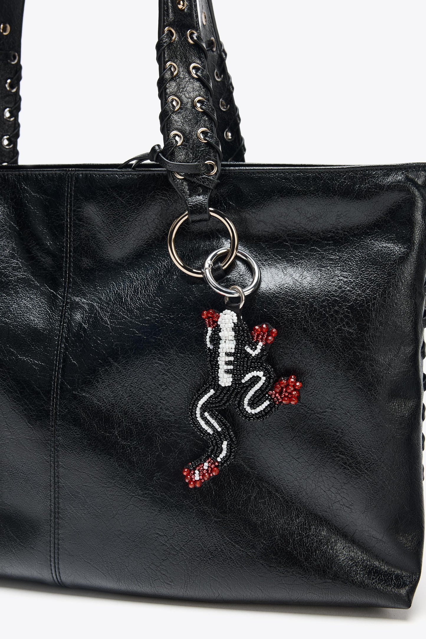 BEADED FROG CHARM