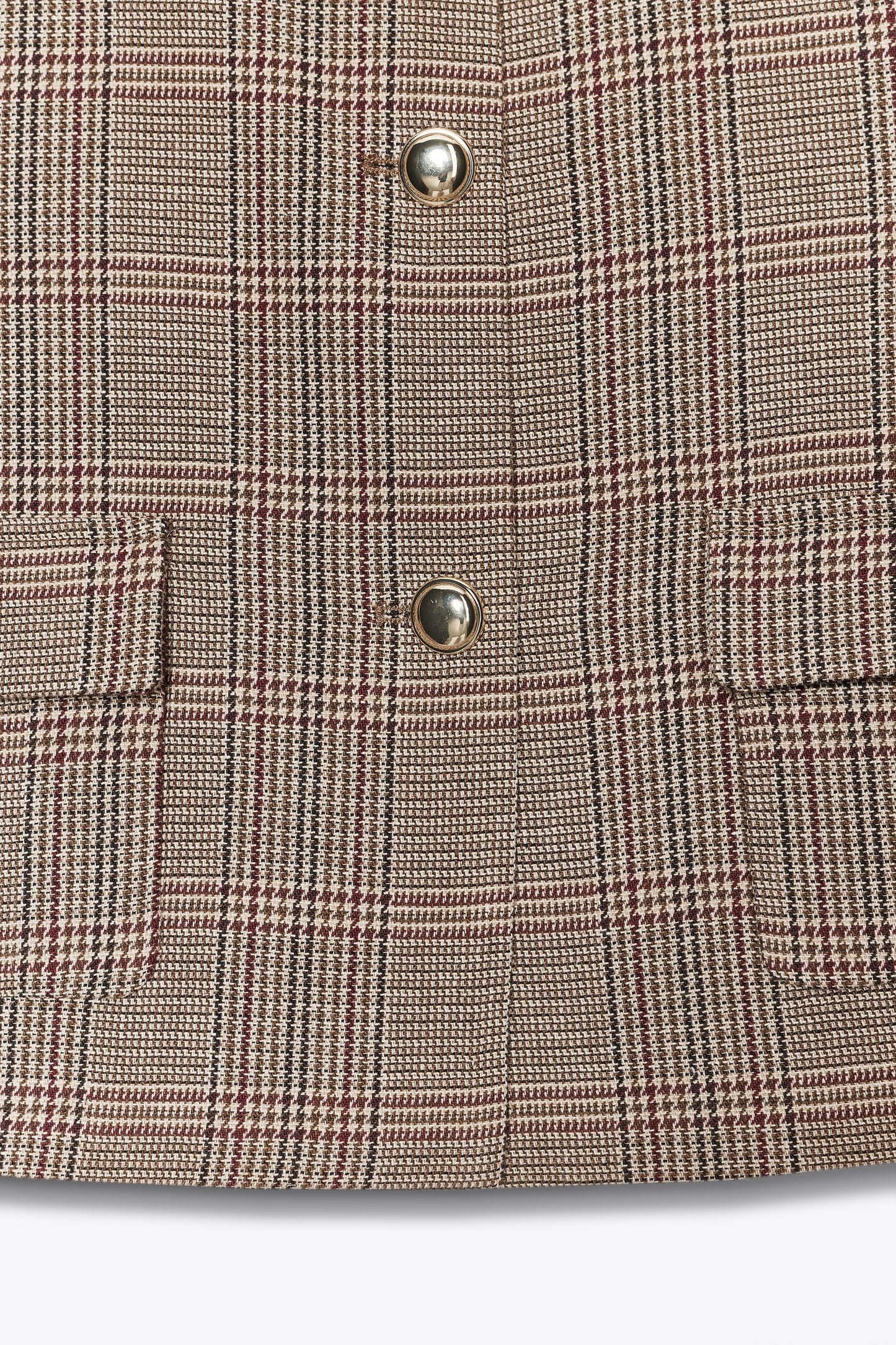 HOUNDSTOOTH CROPPED BLAZER
