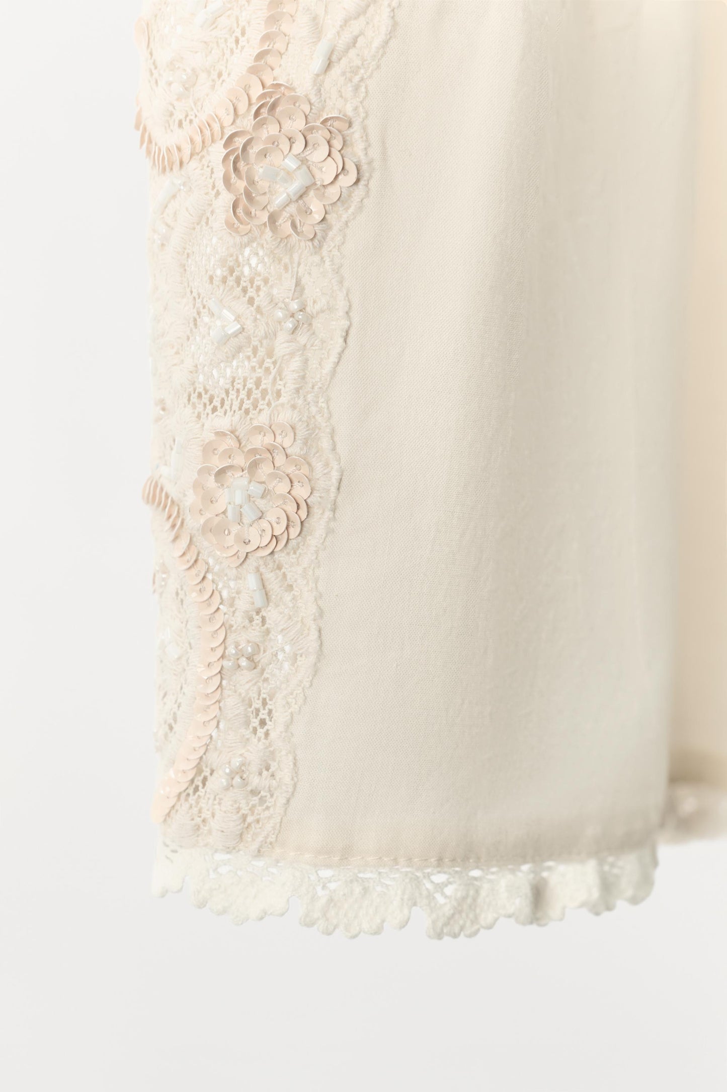 LIMITED EDITION BEADED EMBROIDERED SHORTS