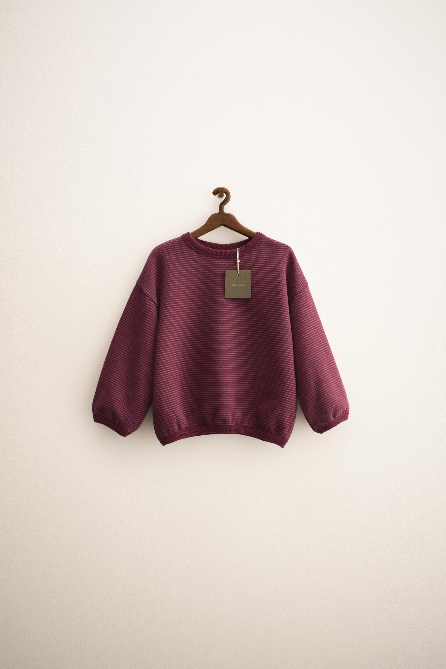 ZARA TIMELESS - FINE STRIPE SWEATSHIRT