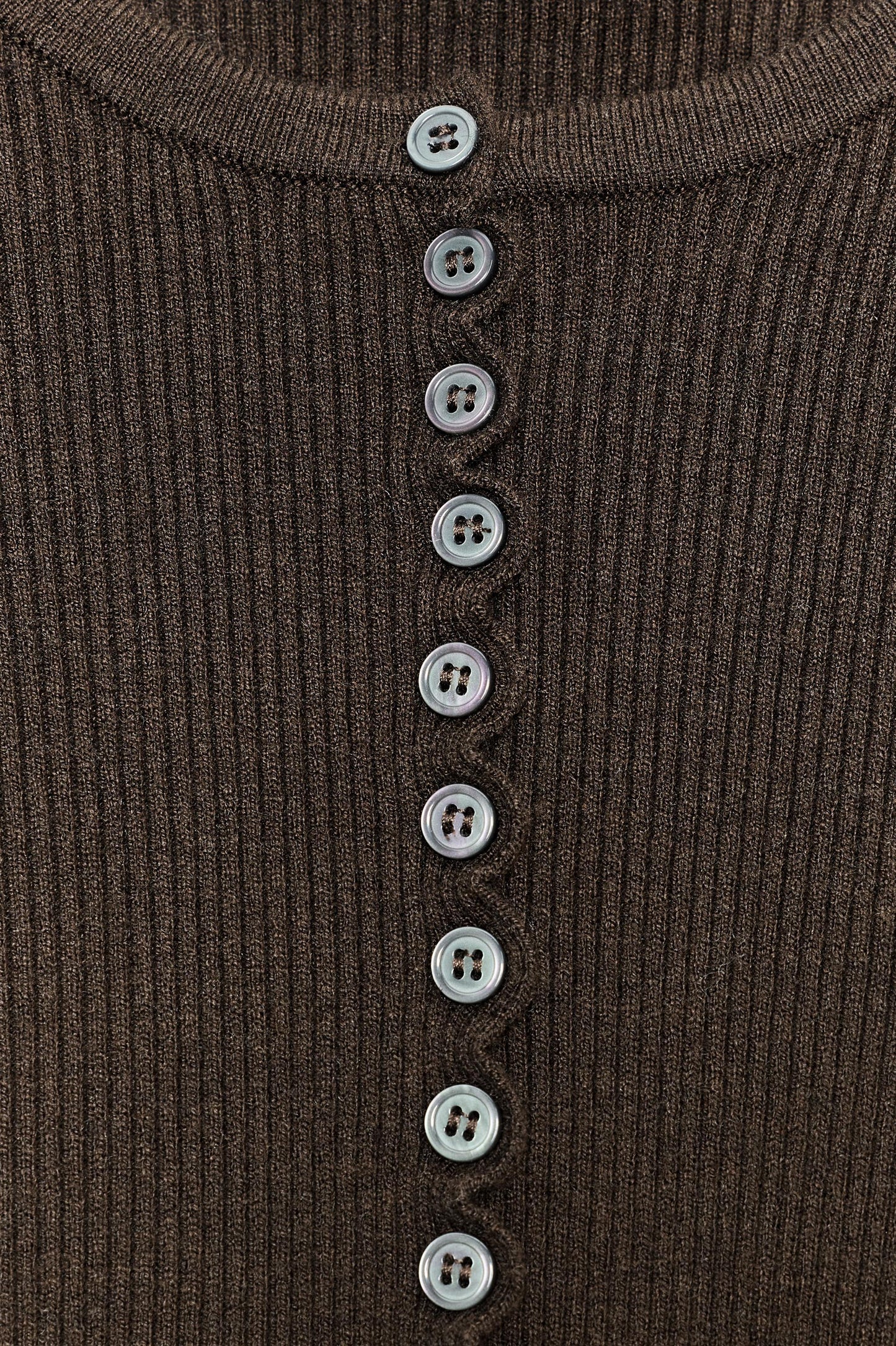 RIB KNIT CARDIGAN