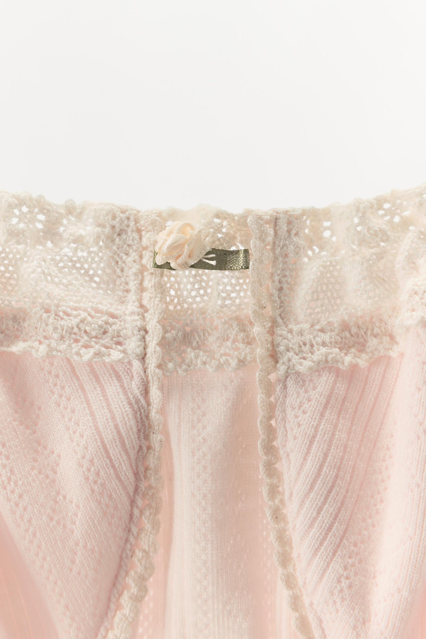 FLOWER POINTELLE BRALETTE
