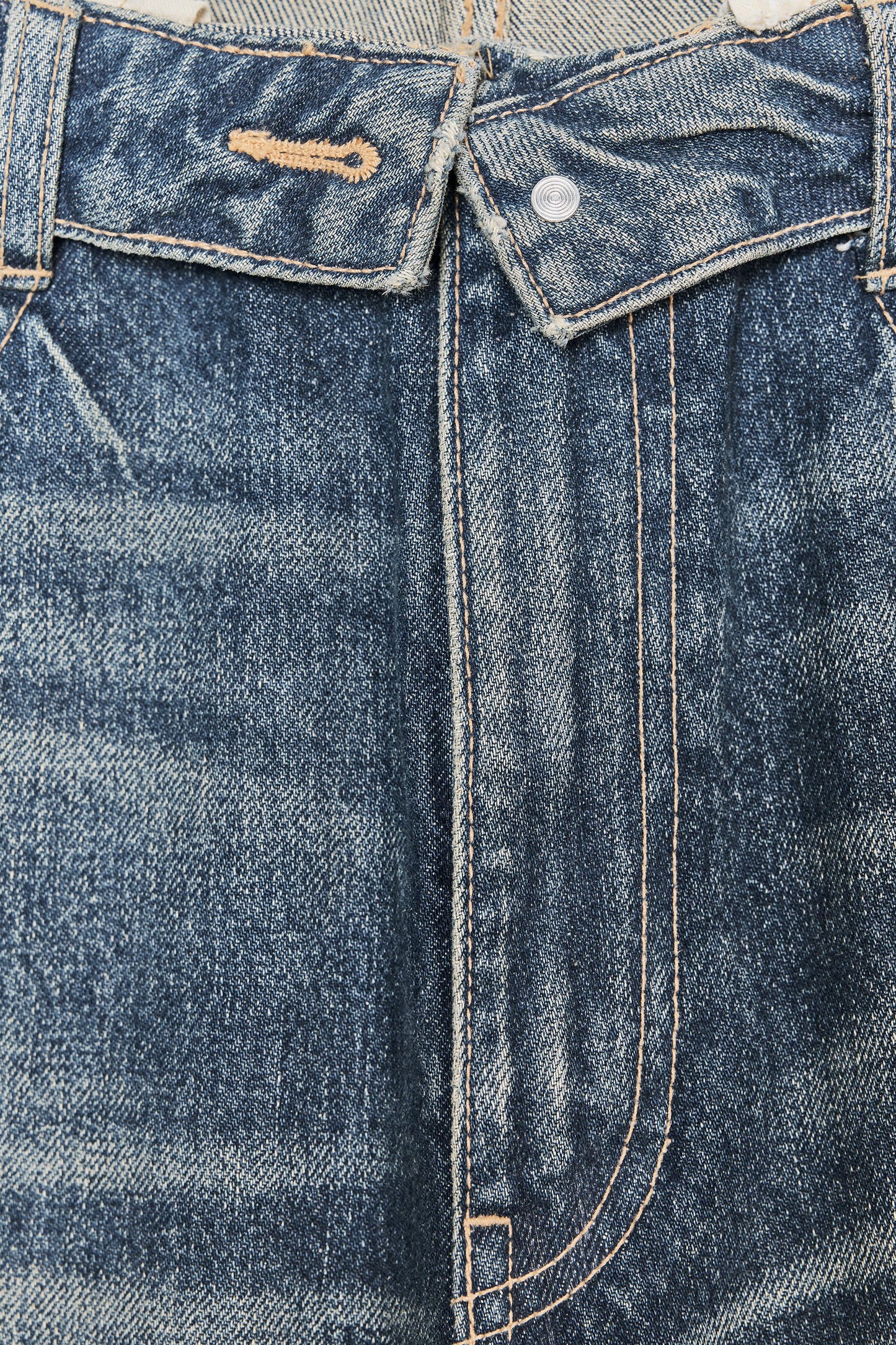 TRF MID-RISE FOLD-OVER WAISTBAND JEANS