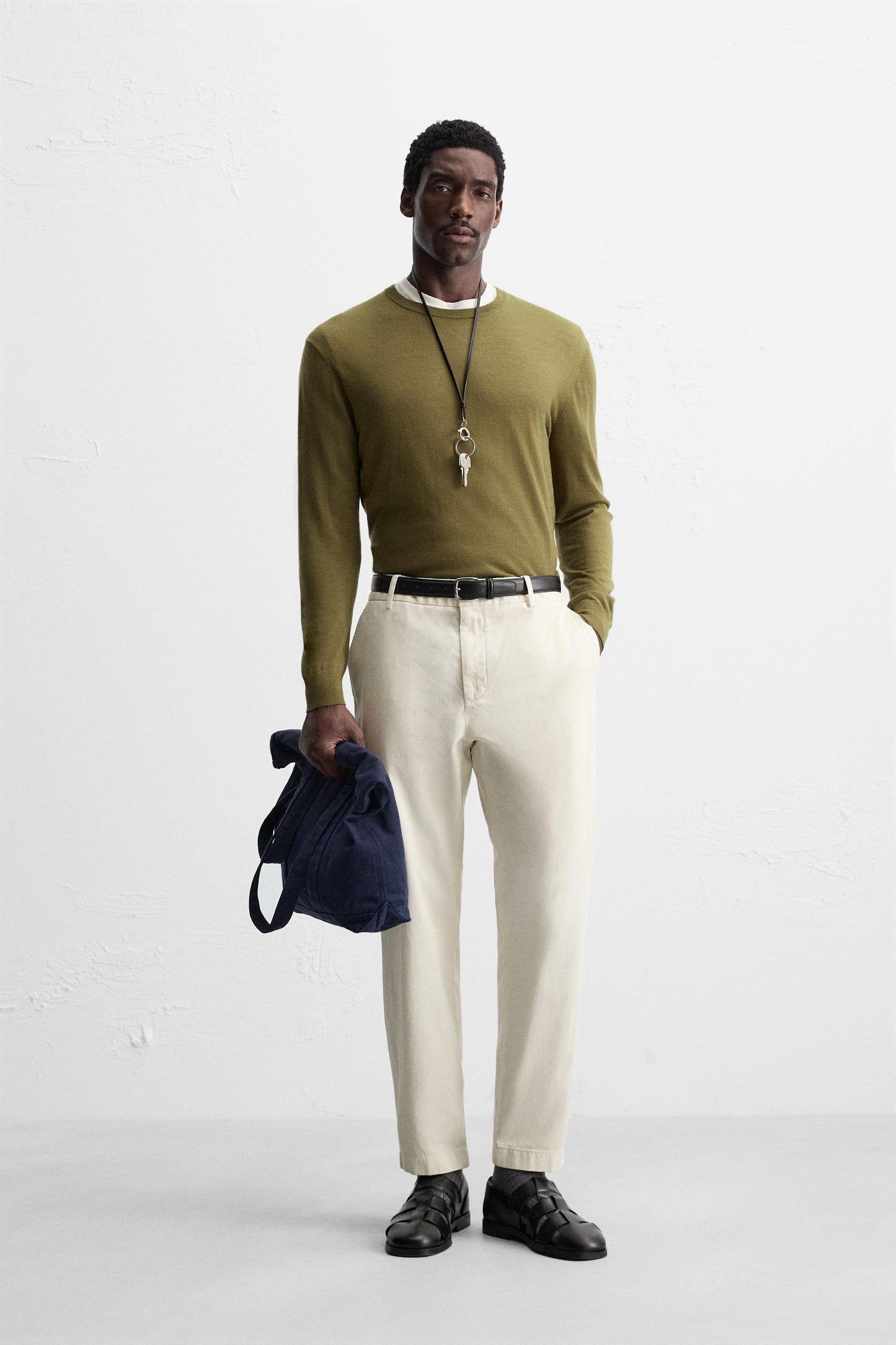 TWILL CHINO PANTS