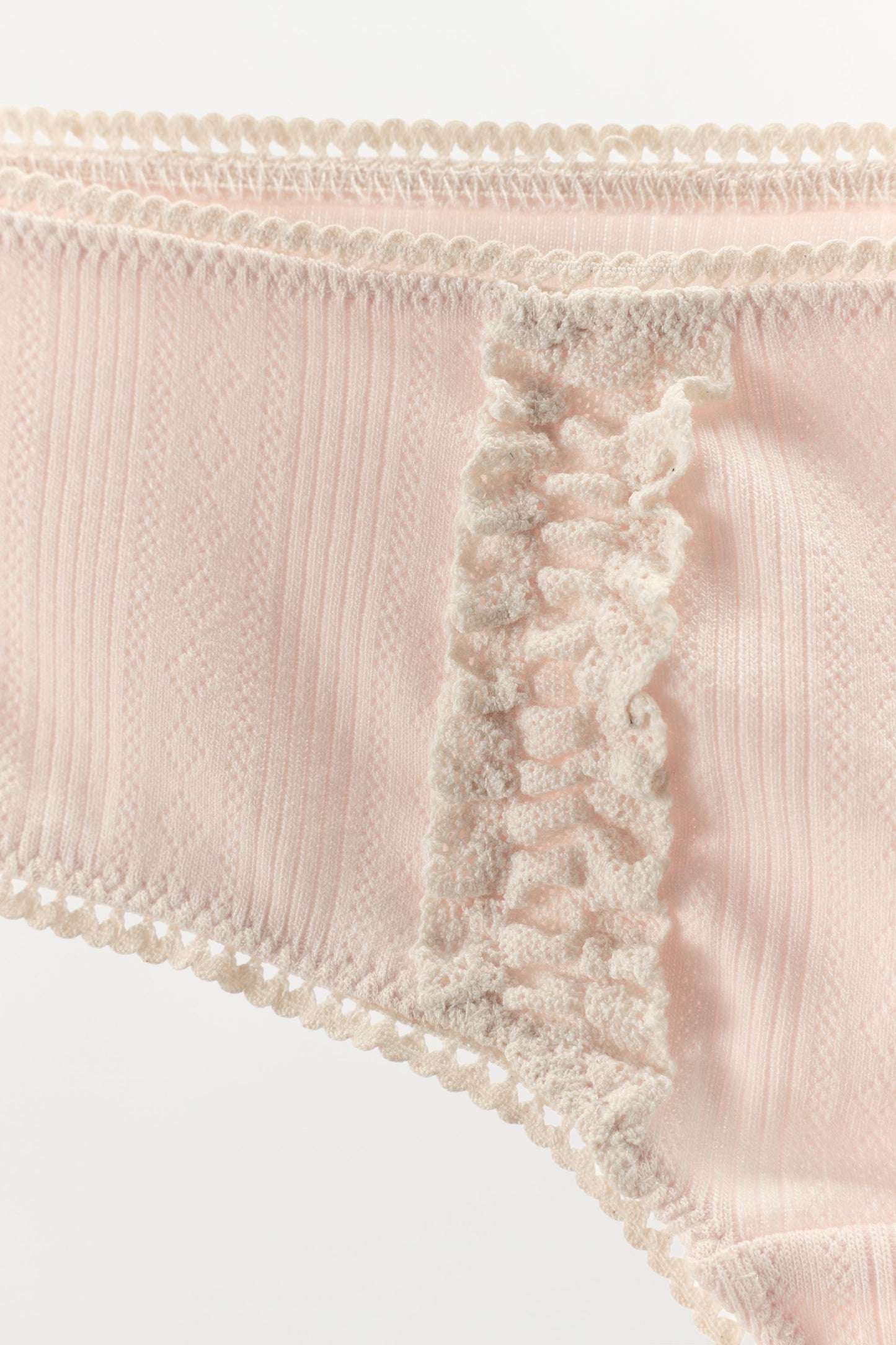 POINTELLE LACE TRIM BRIEFS
