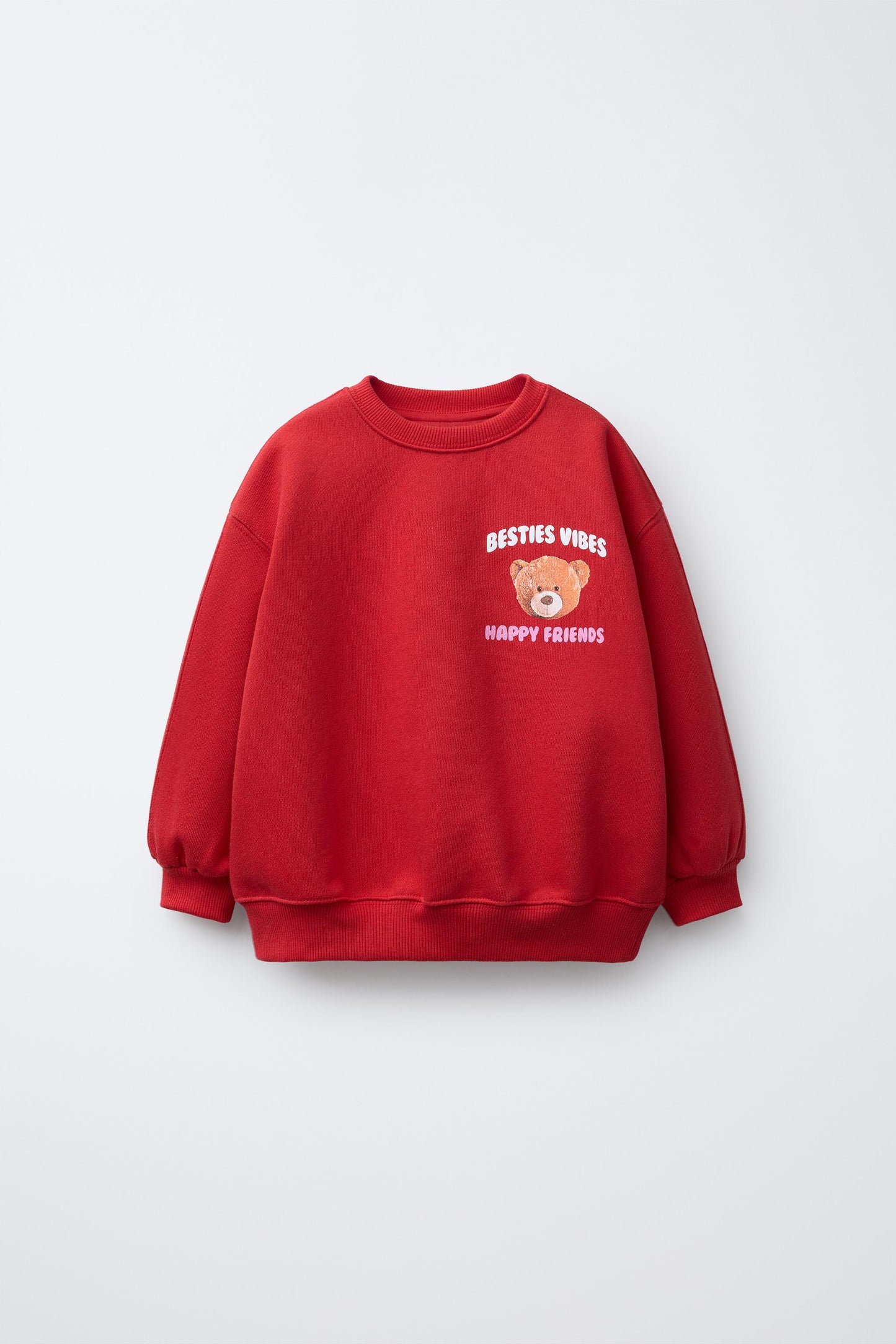 BEAR PRINT SWEATSHIRT