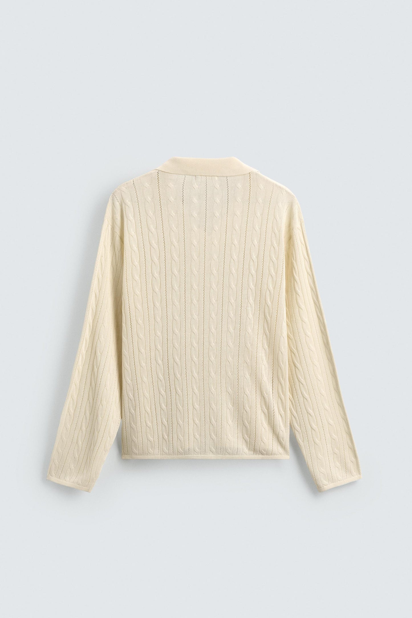 BRAIDED TEXTURED POLO