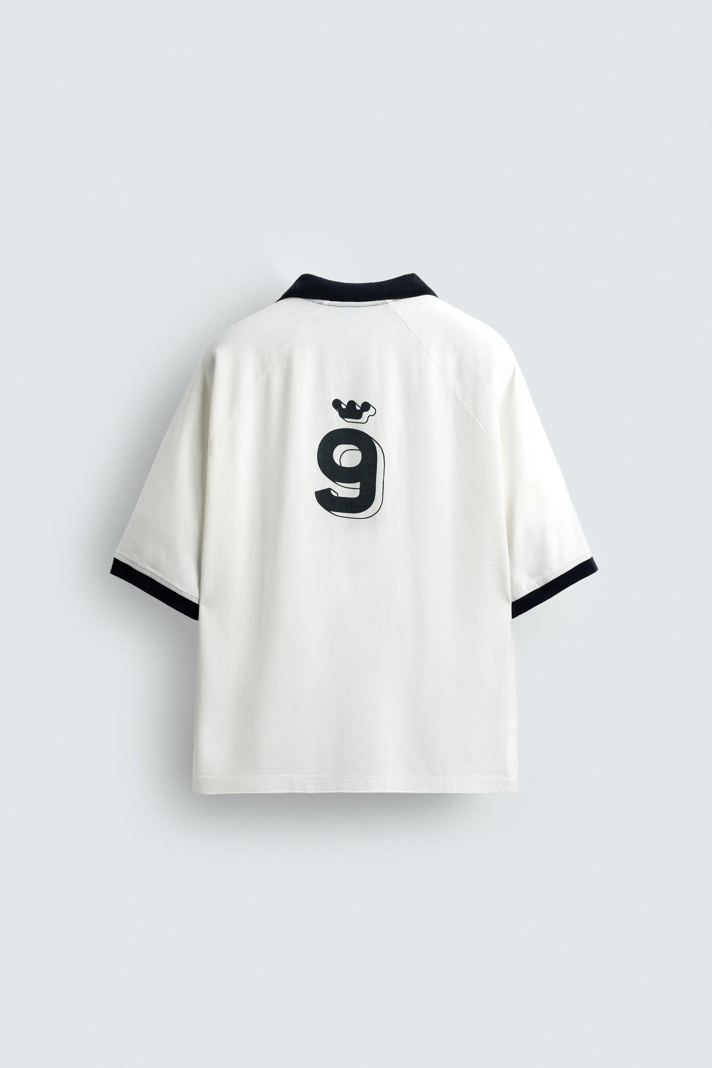 RETRO SOCCER PRINTED POLO SHIRT