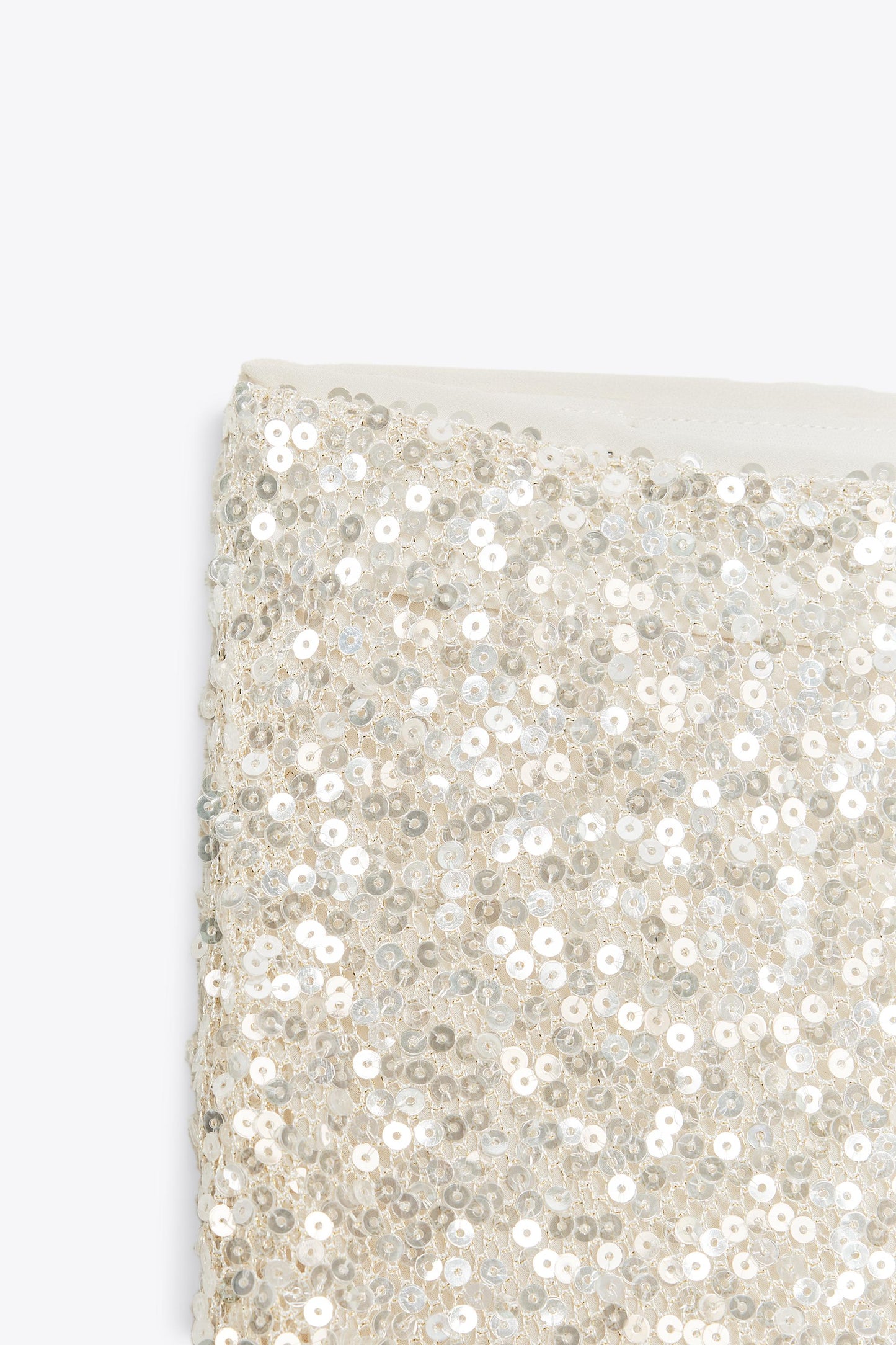 SEQUINED MIDI SKIRT