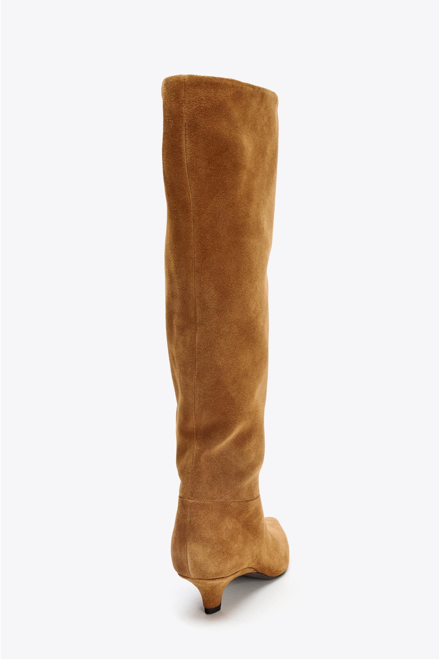 SUEDE HEELED BOOTS