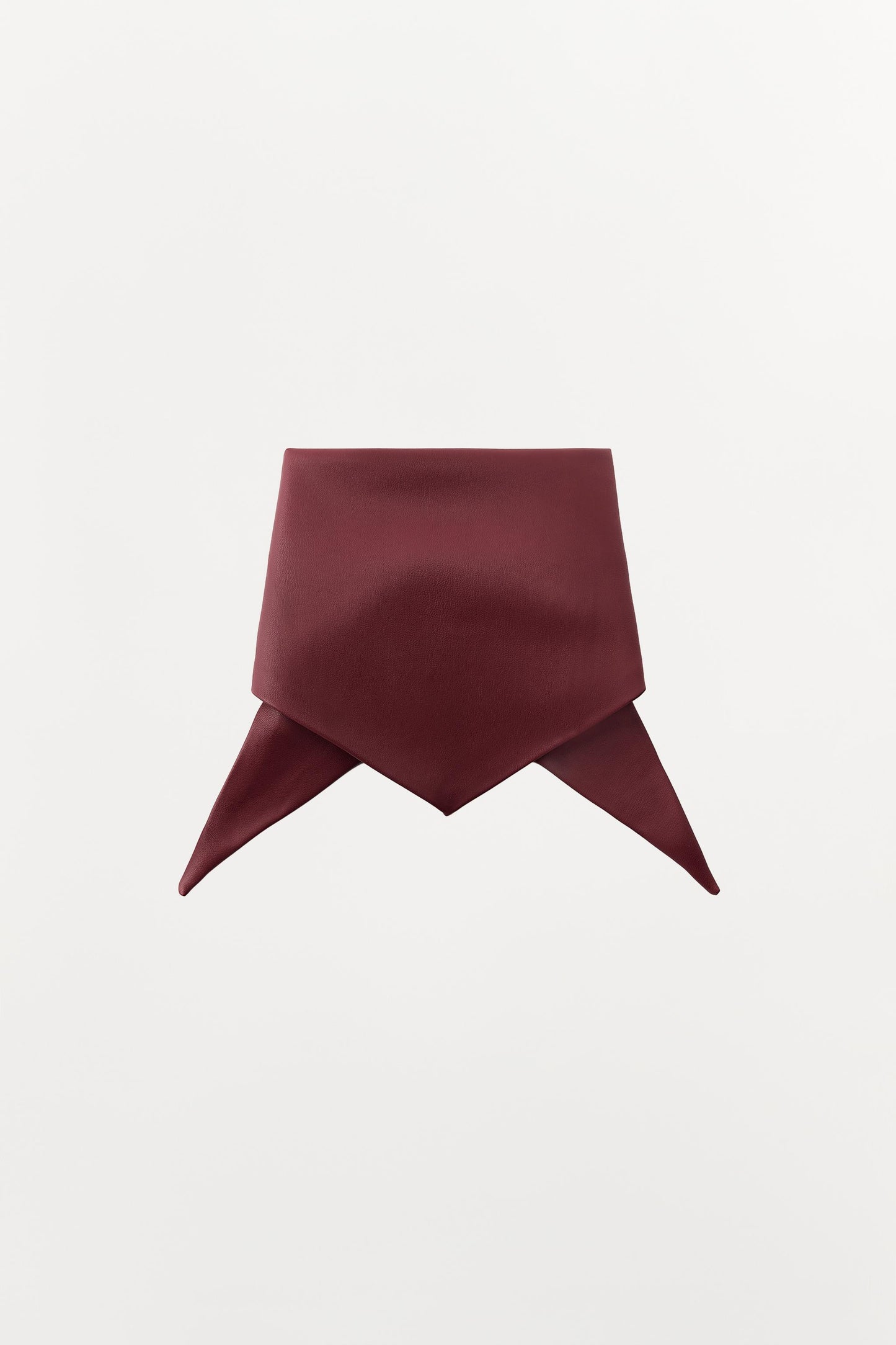 FAUX LEATHER BANDANA