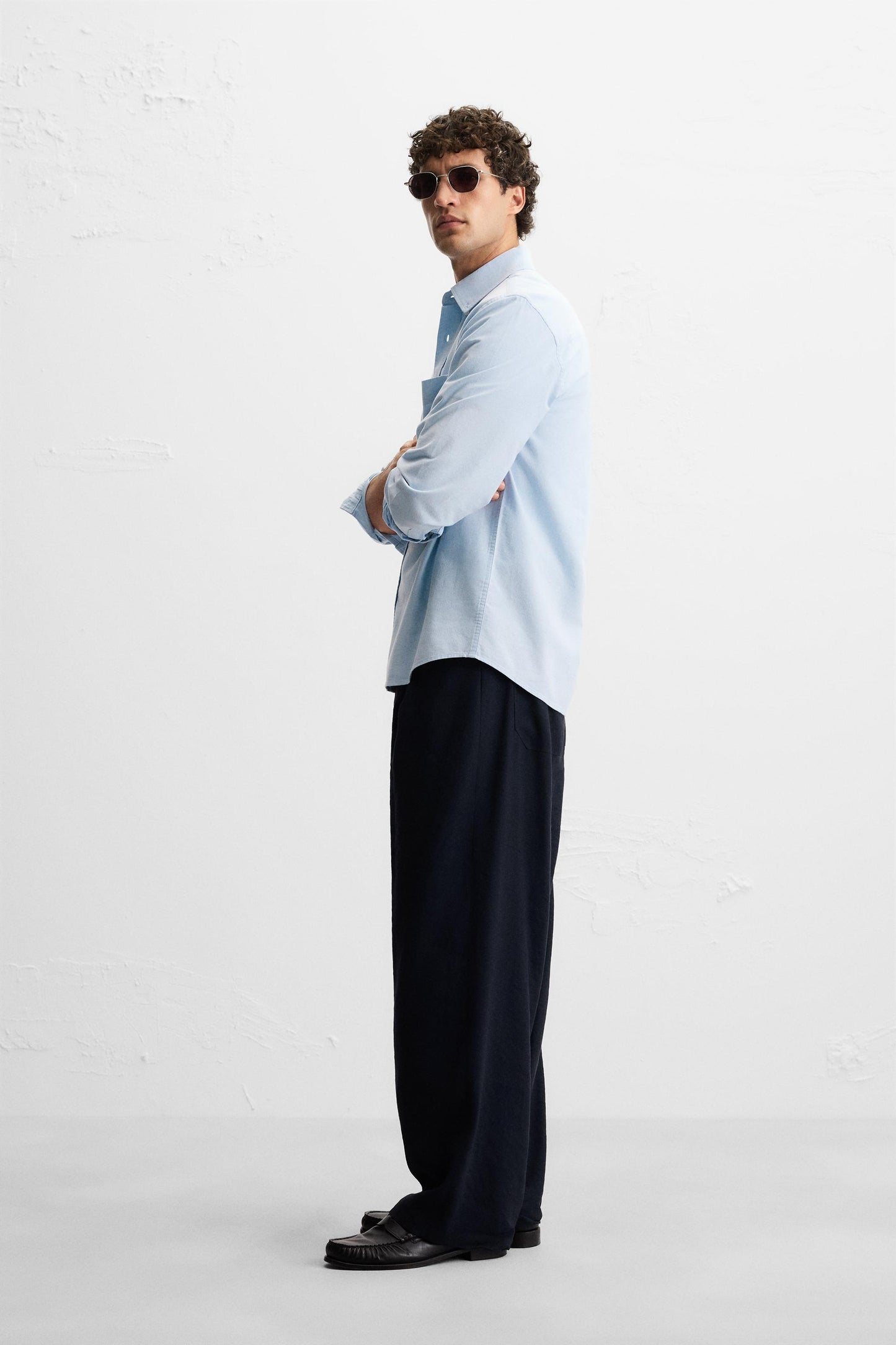 TEXTURED OXFORD SHIRT
