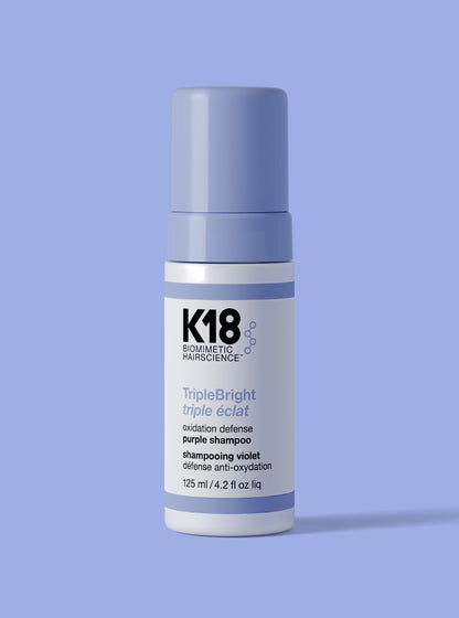 TripleBright oxidation defense purple shampoo