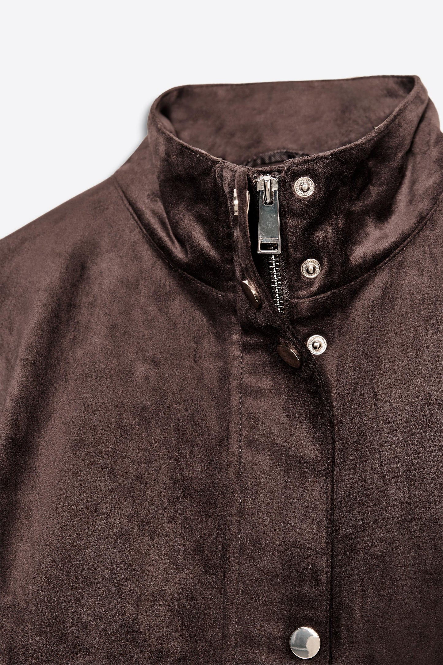 FAUX SUEDE JACKET