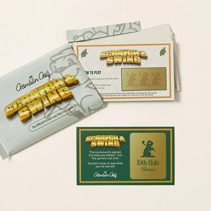 Scratch & Swing Scratch Off Golf Card Game (3 PACK)