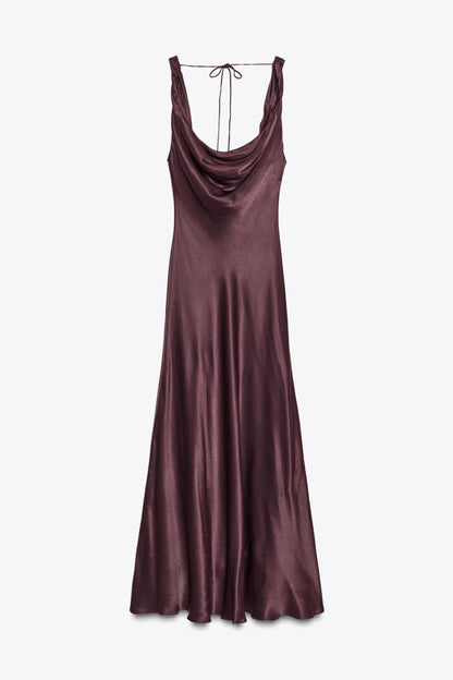 ZW COLLECTION SATIN LONG DRESS