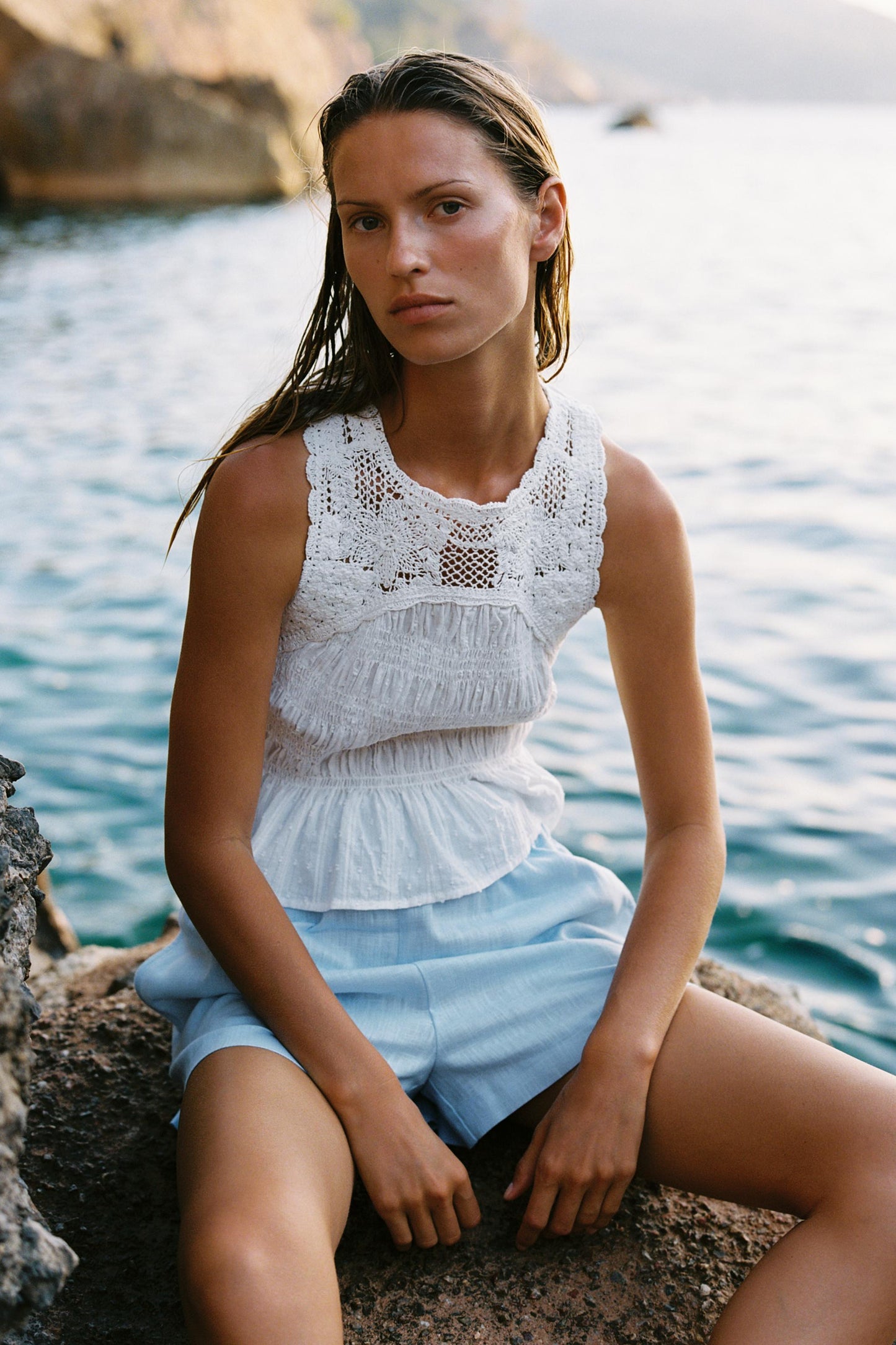 LINEN BOXER SHORTS