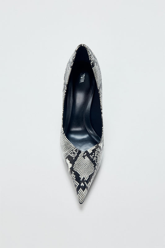 HIGH HEEL ANIMAL PRINT SHOES