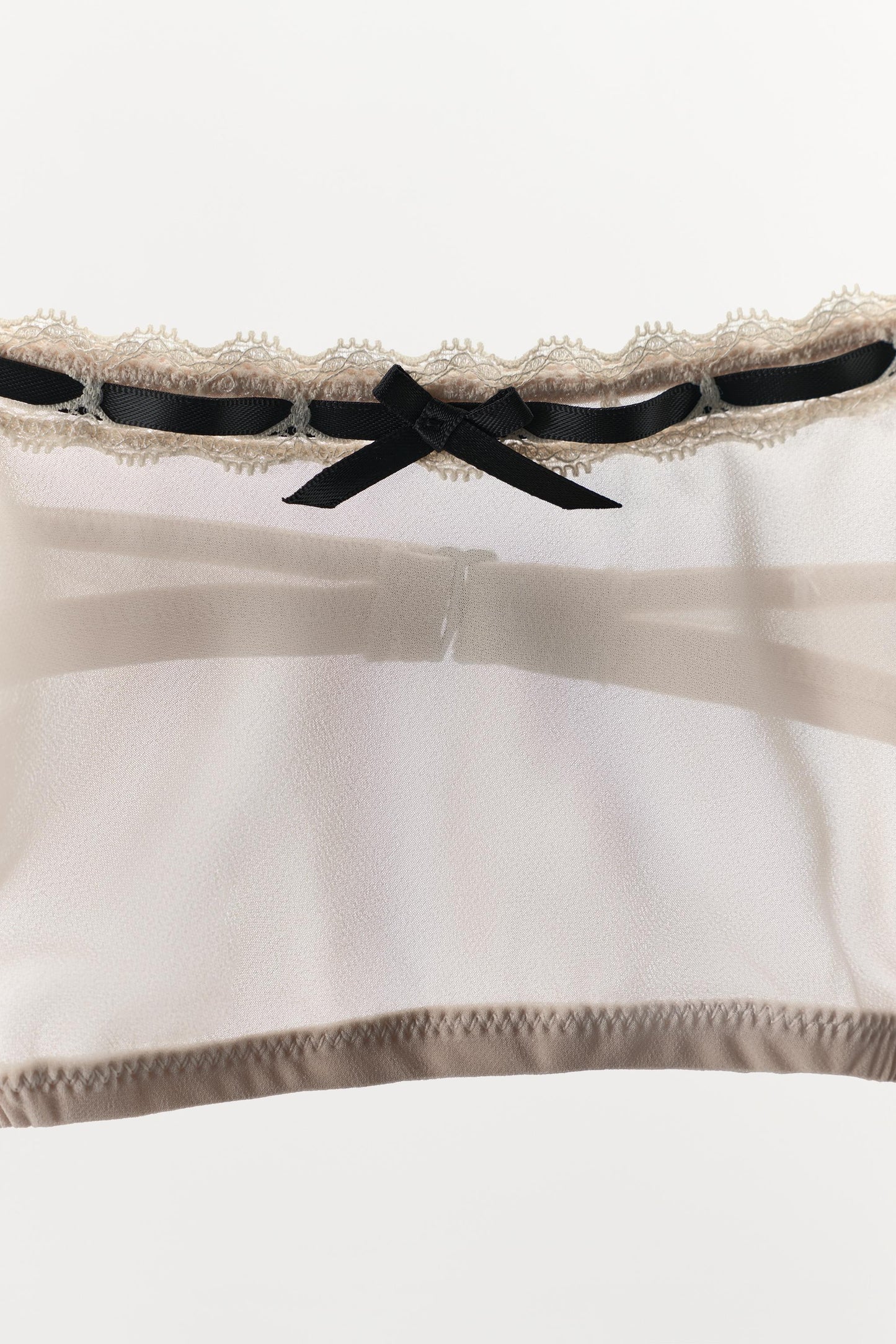 CONTRAST BOW BRALETTE