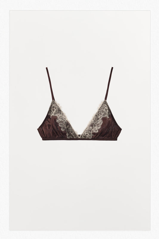 SILK LACE BRALETTE