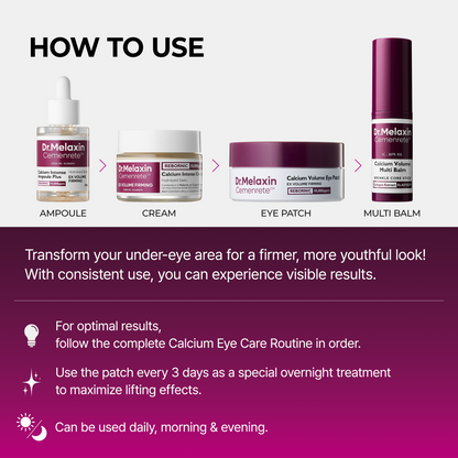 Cemenrete Calcium Eyecare Routine