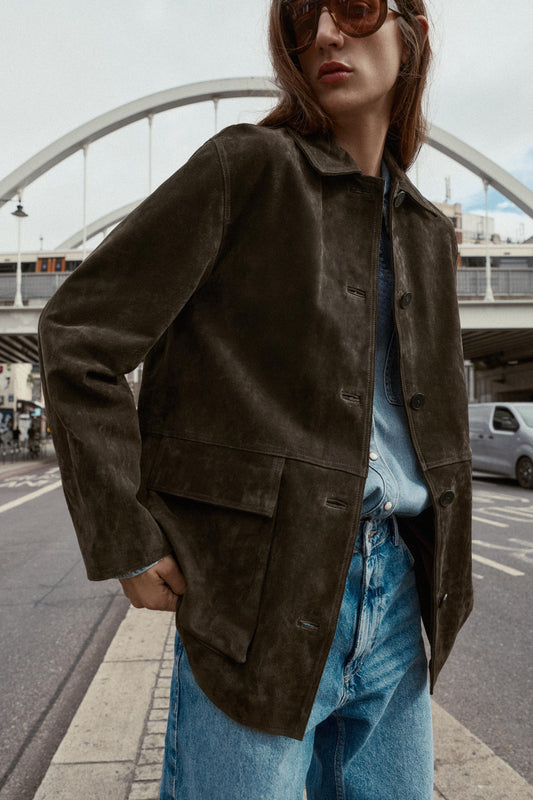 100% SUEDE JACKET