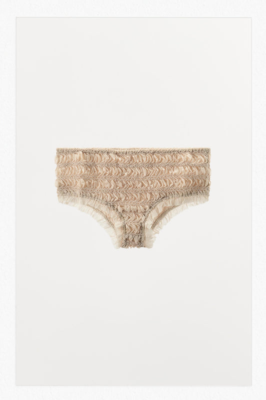 TEXTURED MINI SHORTS