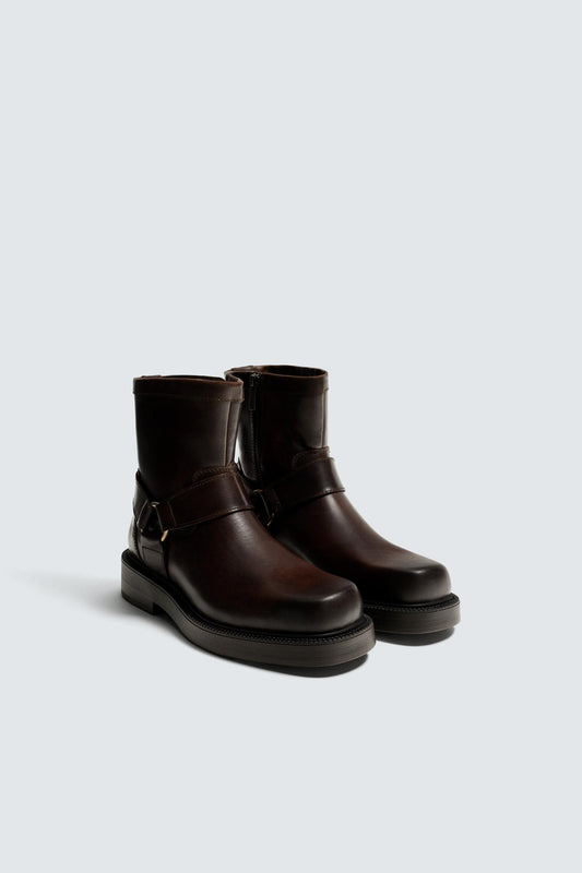 LIMITED EDITION HARNESSED LEATHER BOOTS