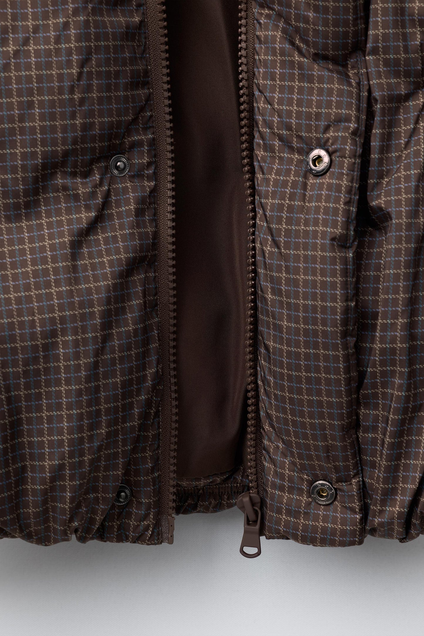 CHECKERED PUFFER JACKET