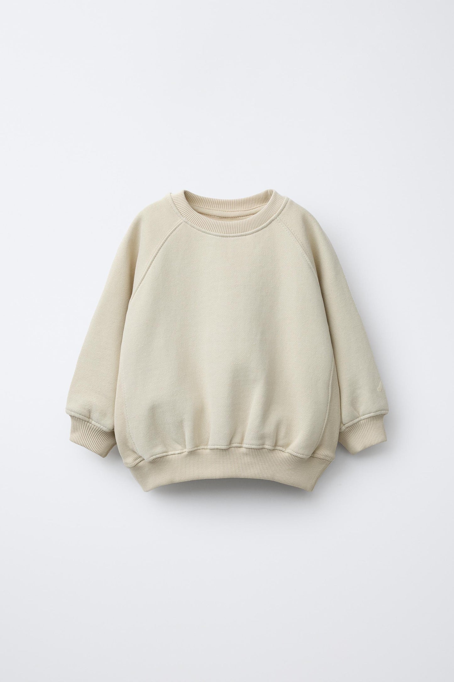 FLOCKED LOGO SWEATSHIRT