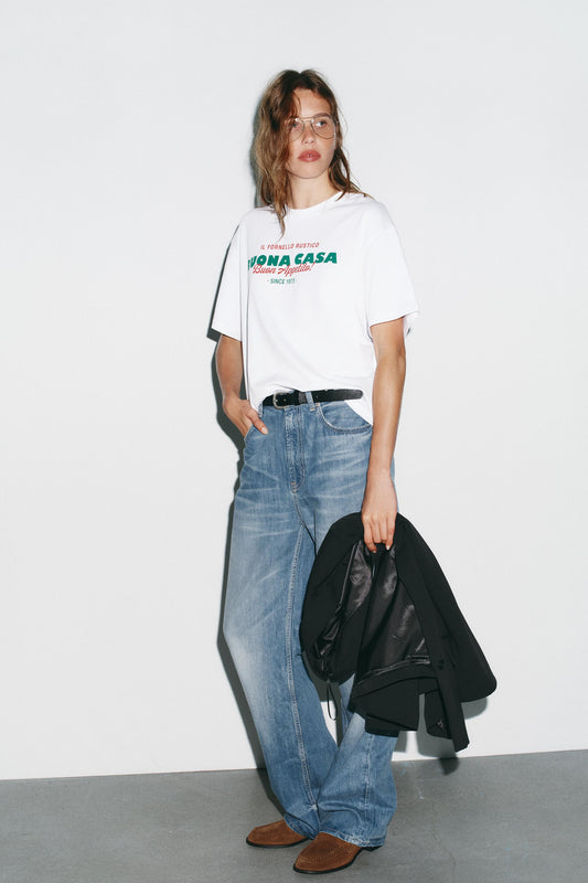 TEXT PRINT T-SHIRT