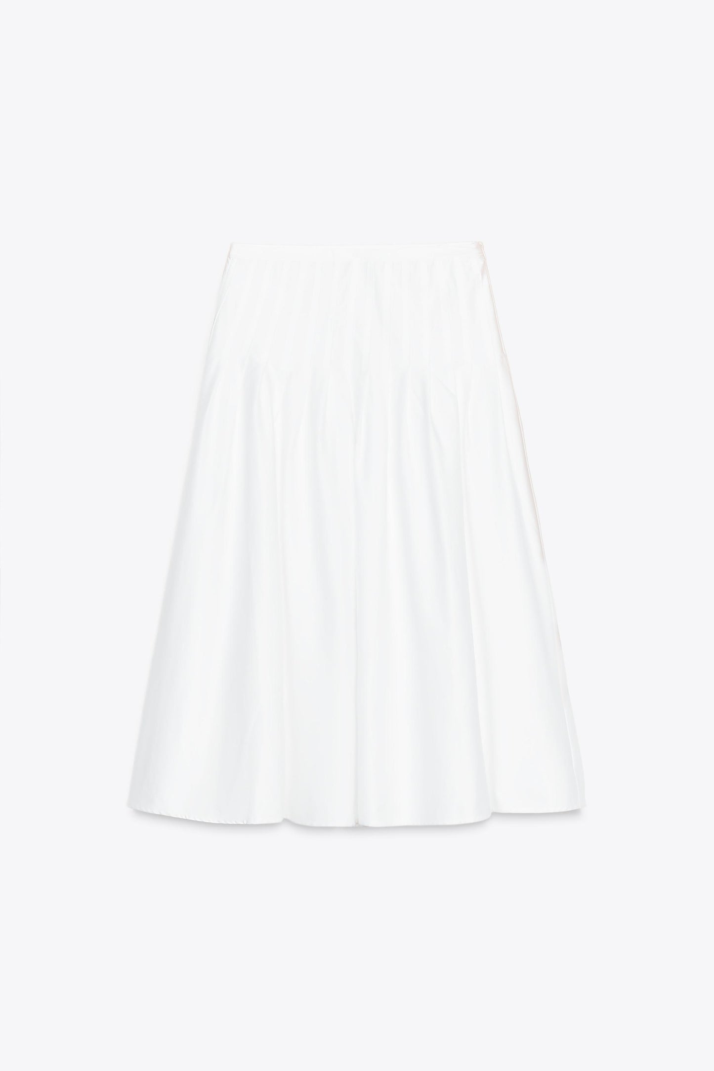 PLEATED MIDI SKIRT