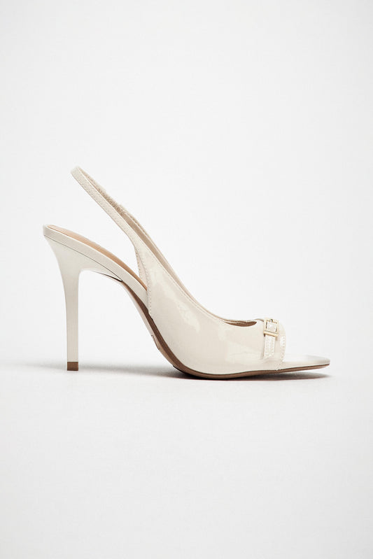 HEELED BUCKLE SANDALS