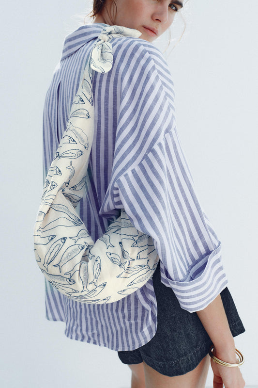 BOW PRINT BAG