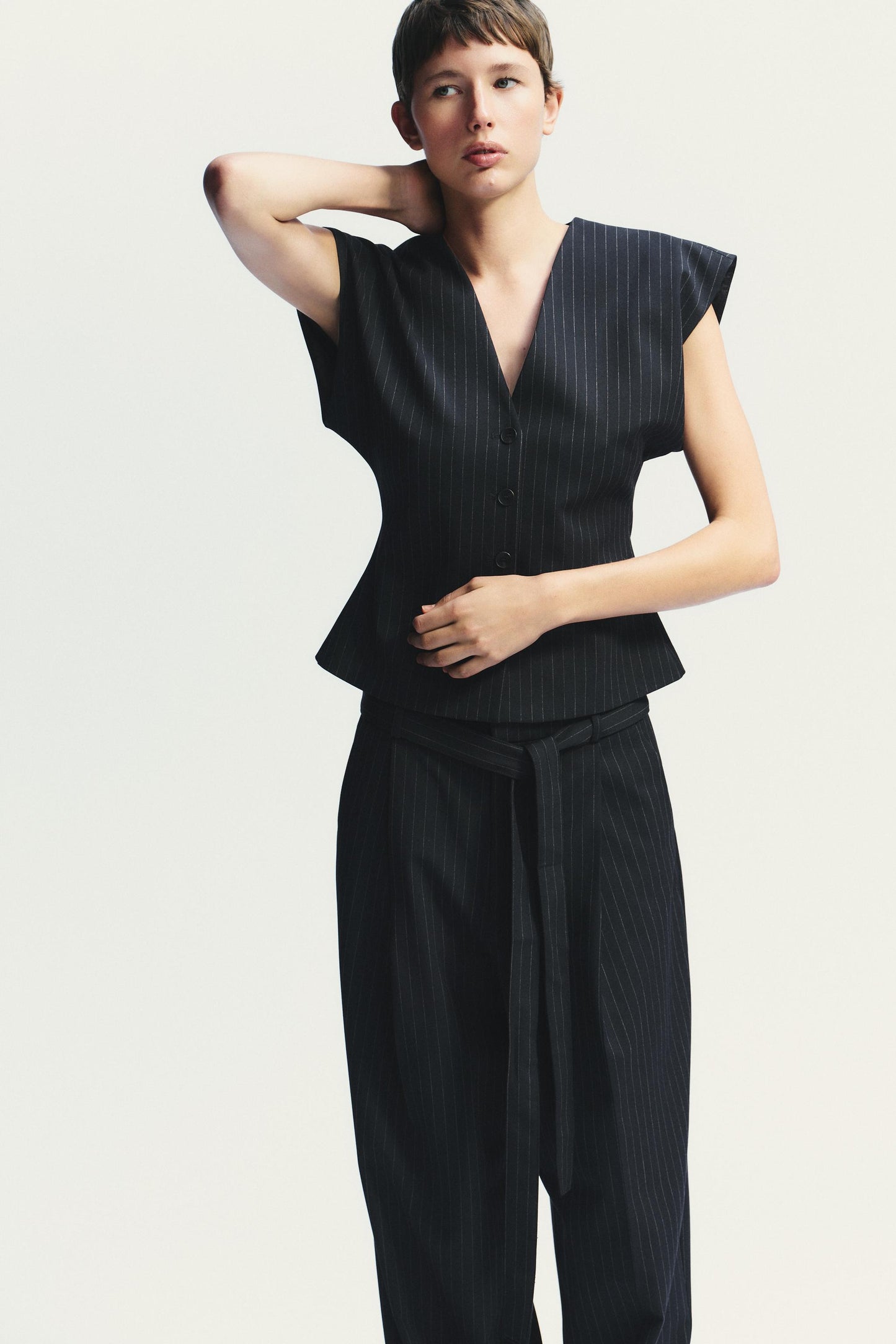 PINSTRIPE VEST
