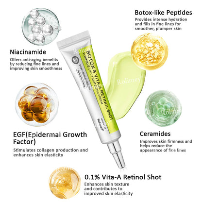 👨‍⚕️Made and shipped from Australia 💫Rolimey® Botox & Vita-A Retinol Shot Wrinkle-Lift Tightening cream - Last Day Promotion 70% OFF