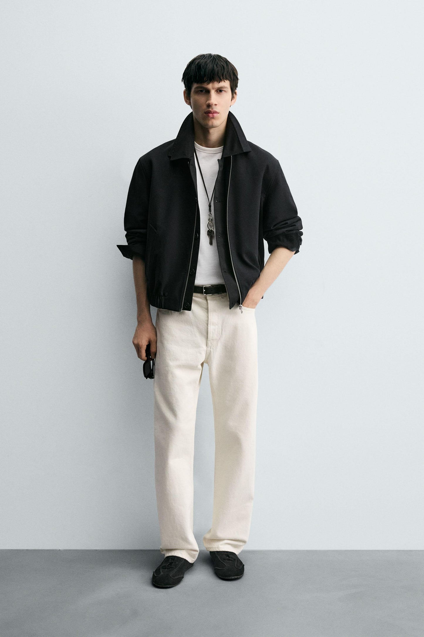 TEXTURED TWILL JACKET