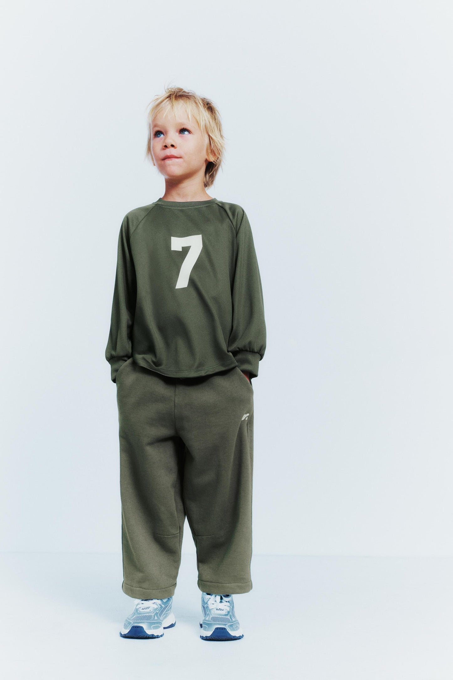 STRAIGHT LOGO PLUSH PANTS