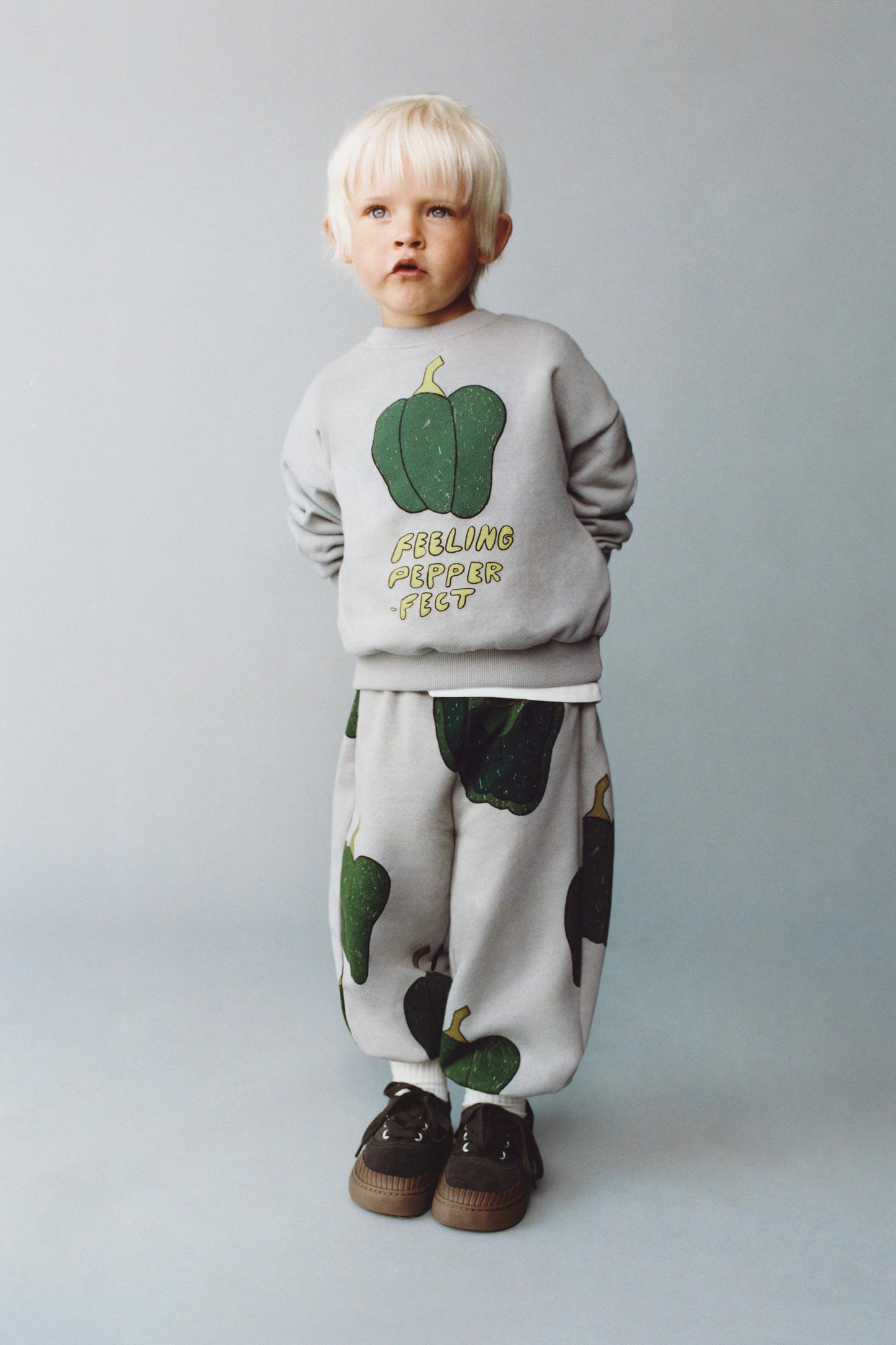 PRINTED JOGGING SWEATSHIRT AND JOGGER SET
