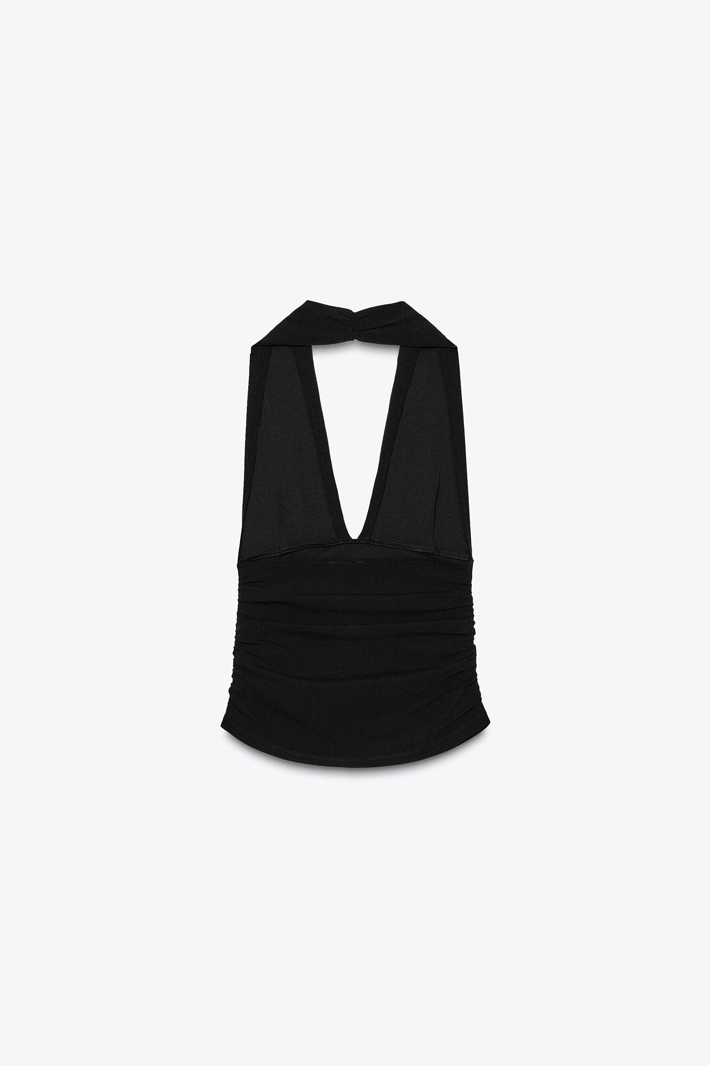 HALTER RUCHED TOP