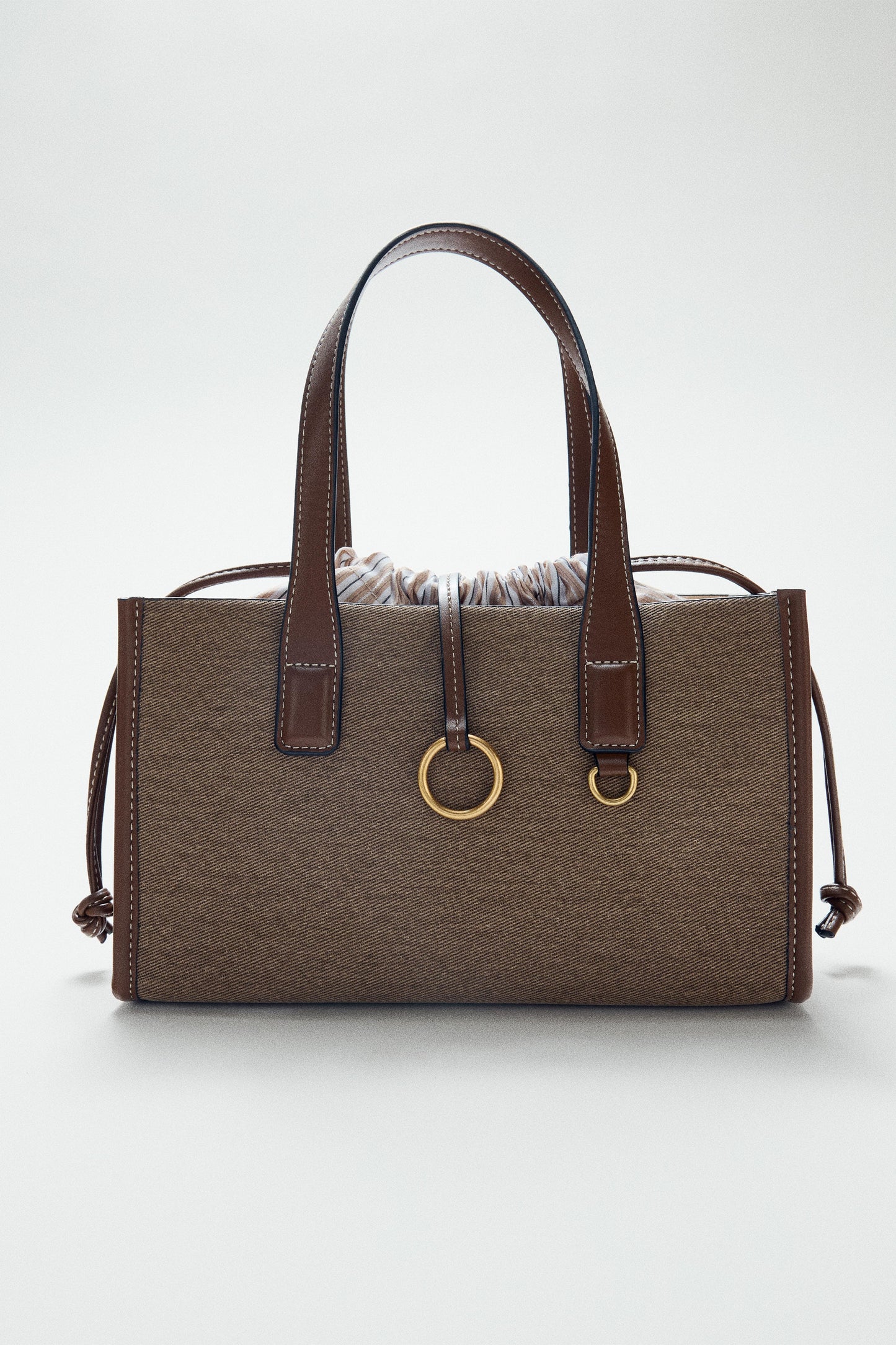 WOVEN SHOPPER BAG