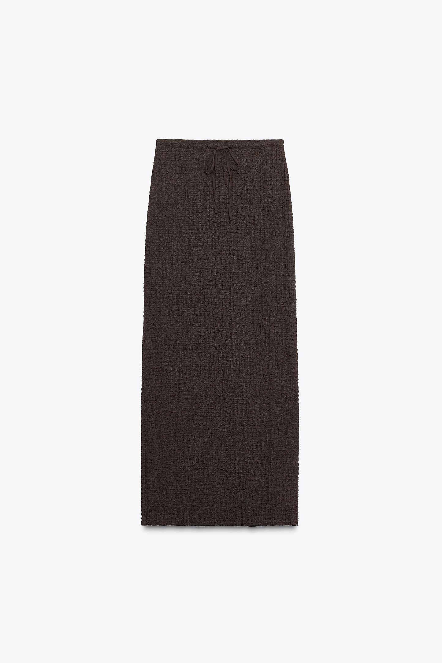 TEXTURED MIDI SKIRT